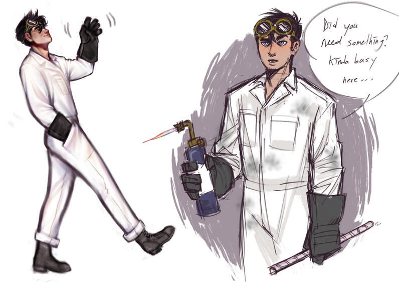 1950′s Danny “Phantom” Fenton - Cold War AU