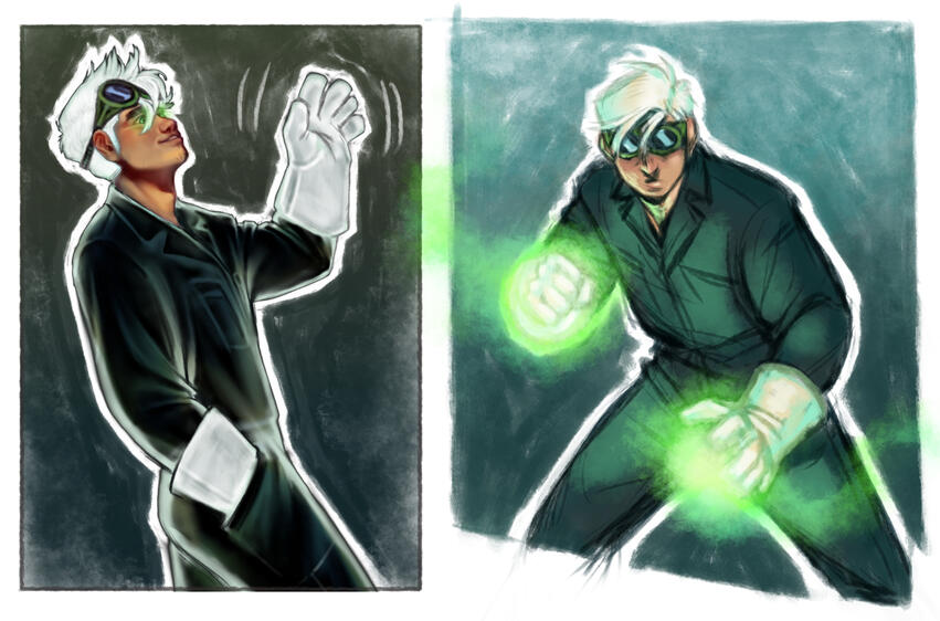 1950′s Danny “Phantom” Fenton - Cold War AU